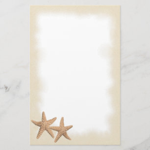 Starfish on the Beach stationery