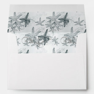 Starfish On The Sea Pattern Envelope