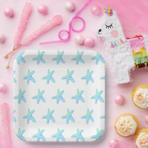 Starfish Paper Plates