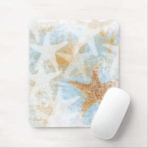 Starfish Pattern Art Mouse Pad
