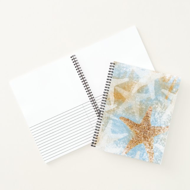 Starfish Pattern Art Notebook (Inside)