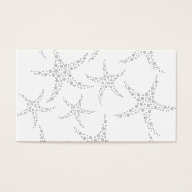 Starfish Pattern in Light Grey and White (Front)