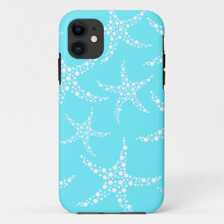 Starfish Pattern in Turquoise and White. Case-Mate iPhone Case