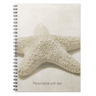 Starfish Personalised Notebook