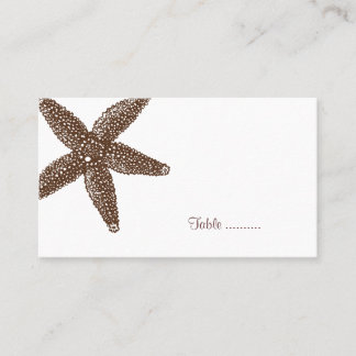 Starfish Place Card