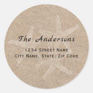 Starfish Return Address Label