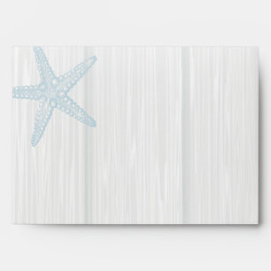 Starfish Rustic Beach Blue Vintage Tropical Envelope