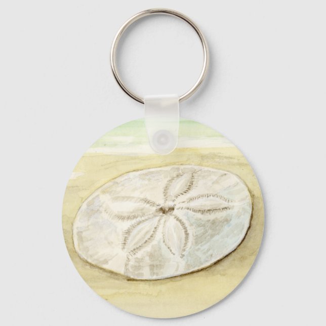 Starfish & Sand Dollar Key Ring (Back)