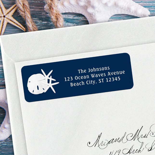 Starfish Sand Dollar Navy Blue (Creator Uploaded)