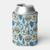Starfish Seashells Pretty Nautical Beach Pattern