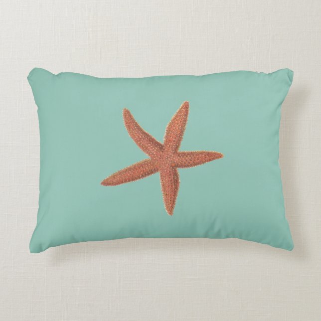 Starfish - Sherman Denton Fish Lithograph Decorative Cushion (Front)