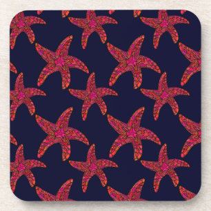 Starfish Style Pattern Coaster