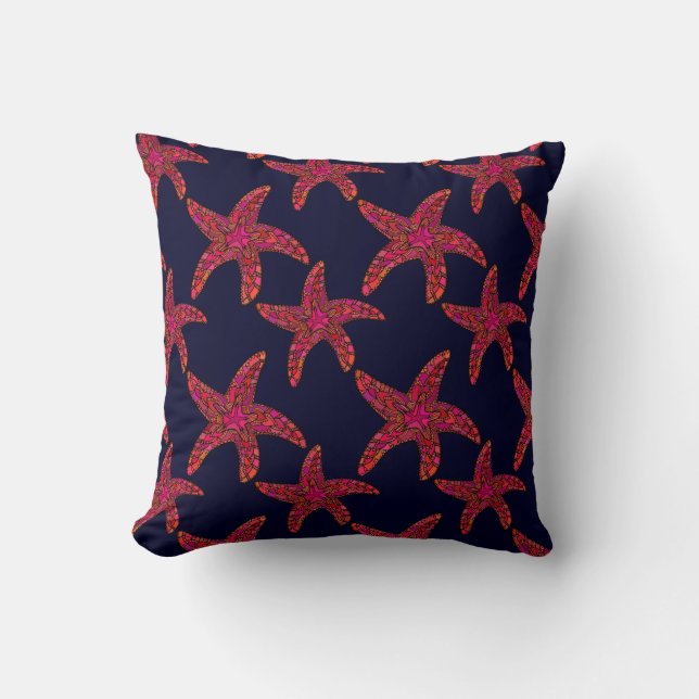 Starfish Style Pattern Cushion (Front)
