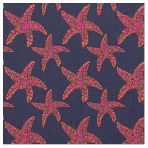 Starfish Style Pattern Fabric
