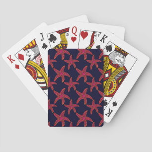 Starfish Style Pattern Playing Cards