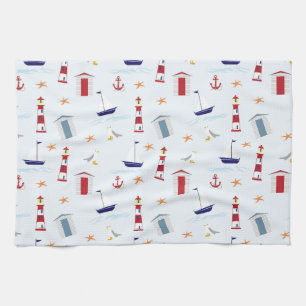 starfish tea towel