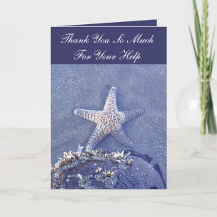Starfish Thank You Card