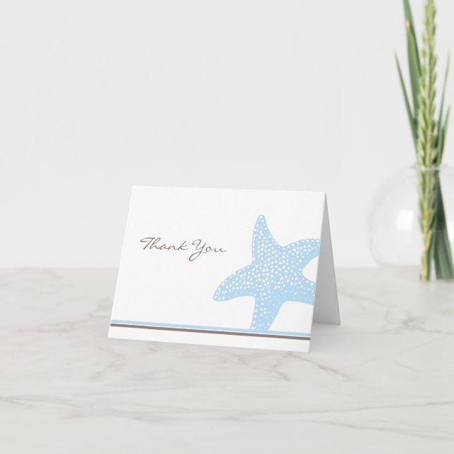 Starfish Thank You Card (Front)