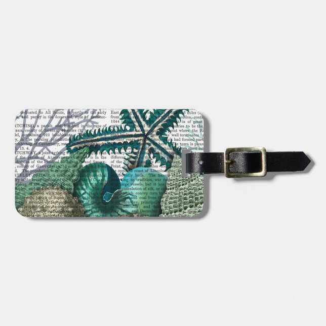 Starfish Under the Sea Luggage Tag (Front Horizontal)