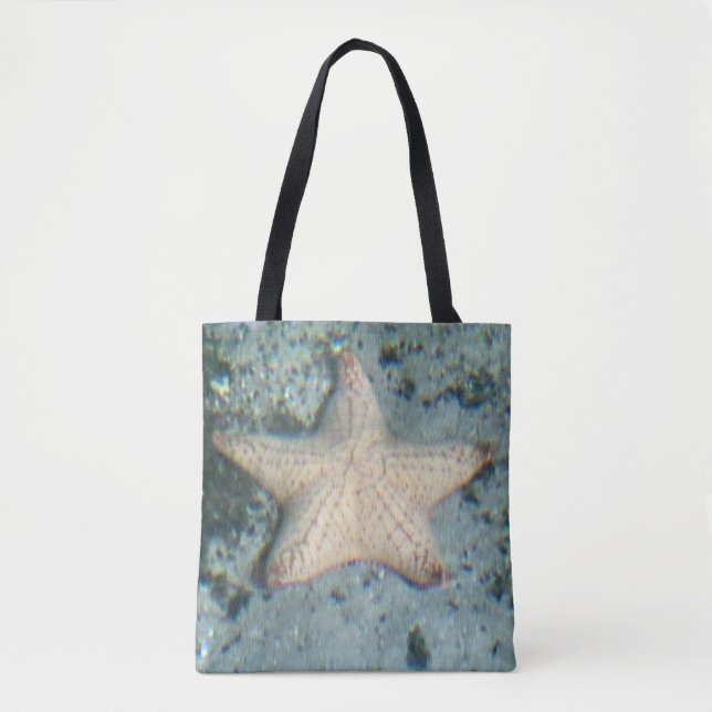 Starfish Underwater Seabed Stillness Tote Bag (Front)