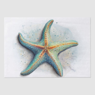 Starfish Watercolor Tissue Paper