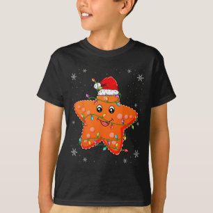 Starfish Wearing Santa Hat Xmas Christmas - Starfi T-Shirt