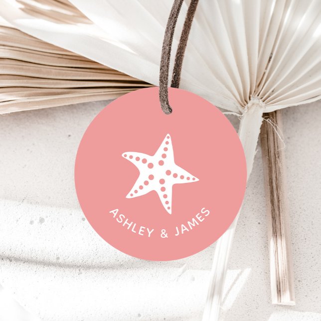 Starfish Wedding Gift Tag for Beach Wedding (Creator Uploaded)
