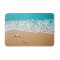 Starfish White Sand Beach Ocean Bath Mat