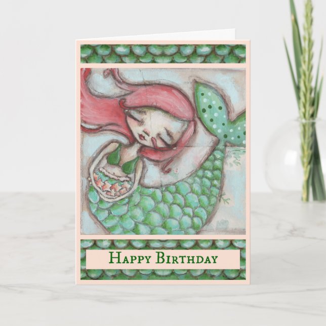 Starfish Wishes - Birthday Card (Front)