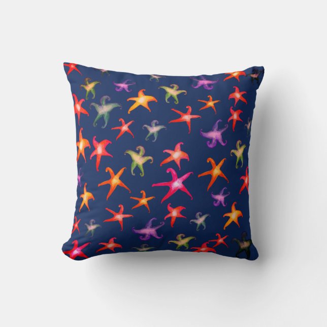 Starfishes, Sea stars pattern  Cushion (Front)