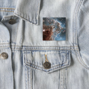 Starforming Region Ngc 2174, Monkey Head Nebula. 15 Cm Square Badge