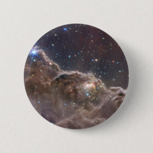 Starforming Region Ngc 3324 In The Carina Nebula. 6 Cm Round Badge