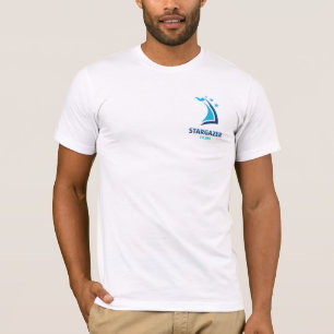 Stargazer Films Pocket Logo Short Sleeve, White T-Shirt