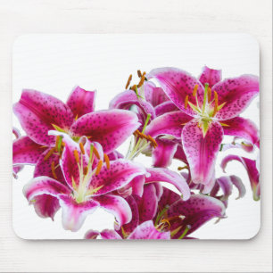 Stargazer Lilies Mouse Pad