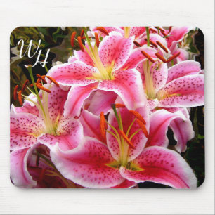 "Stargazer" Lilies Mouse Pad