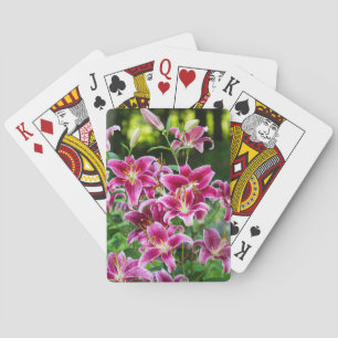 Stargazer Lilies Playing Cards