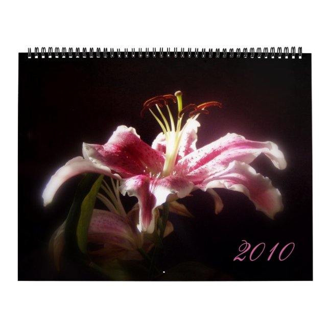 Stargazer Lily Calender Calendar (Cover)