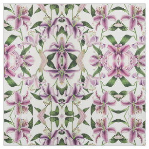 Stargazer Lily Fabric