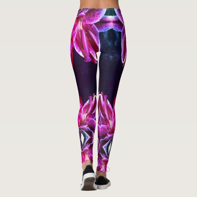 Stargazer Lily Leggings (Back)