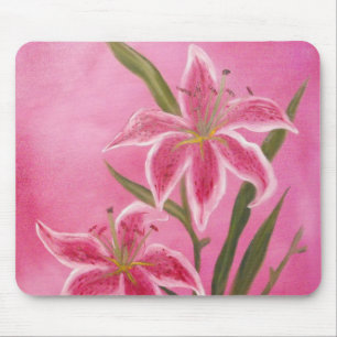 Stargazer Lily Mouse Pad