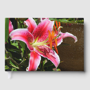 Stargazer Lily Photograph Guest Book