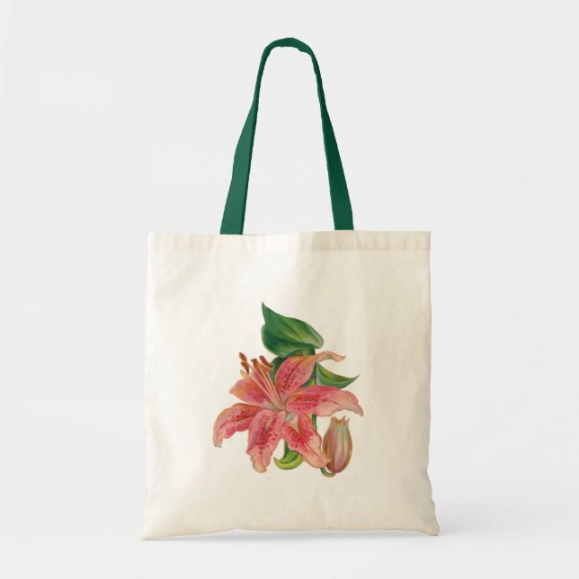 Stargazer Lily Tote Bag (Front)