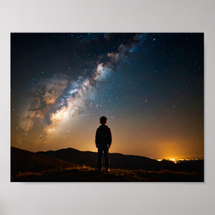 Stargazing child poster