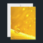 Stargazing Dew Drops on Yellow Daffodil Postcard<br><div class="desc">Dew drops on a daffodil gaze at the starry sky in this beautiful, magical, nature spirit story. This is a special photo to me. It reminds me of growing up and going to see the fireworks and the meteor showers with my family. We'd find a cozy spot on the hill,...</div>