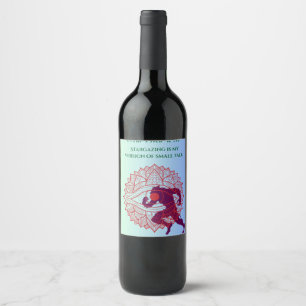 Stargazing Is My Version of Small Talk – Cosmic Ey Wine Label