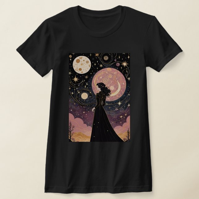 Stargazing Serenity T-Shirt (Laydown)