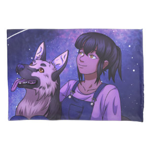 Stargazing with a Dog Pillowcase