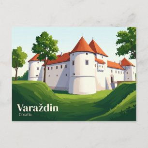 Stari Grad Castle Croatia Postcard