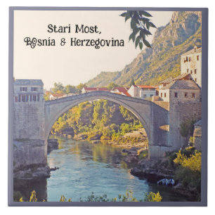 STARI MOST BRIDGE, BOSNIA AND HERZEGOVINA TILE