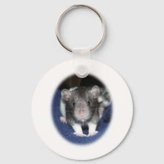 Staring Baby Rat Products Key Ring